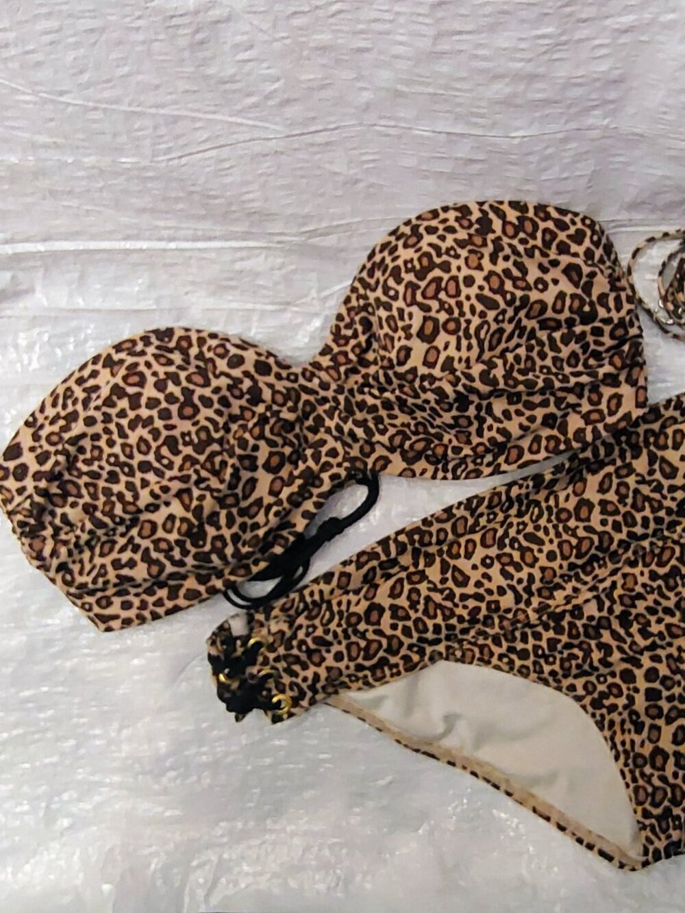 VICTORIA'S SECRET 🤎 Leopard Print 2 Piece Bandeau Bikini